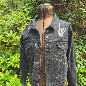 Hand painted Denim jacket